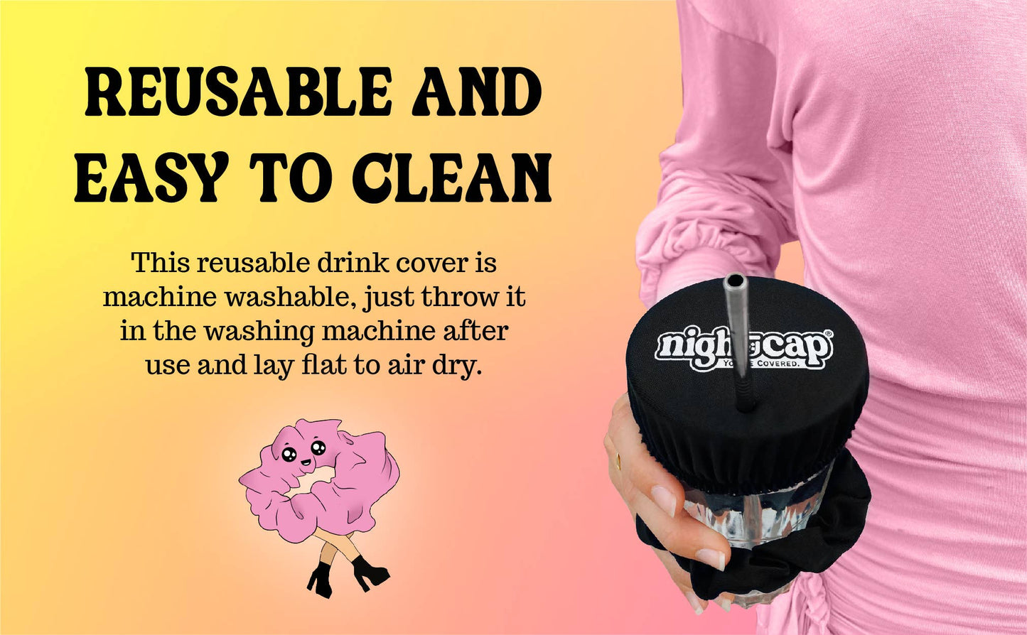 NightCap Scrunchie Drink Cover