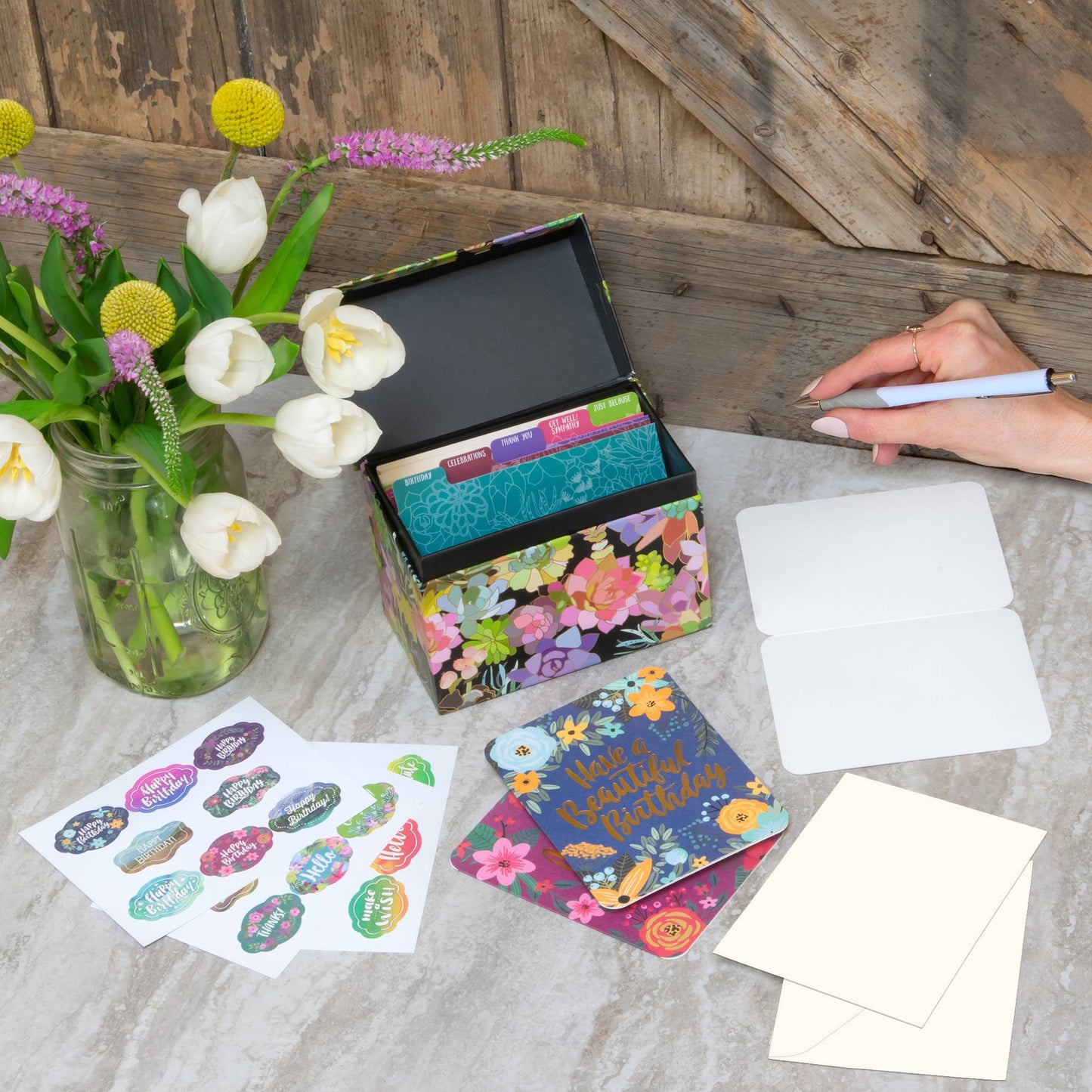 All-Occasion Greeting Card Assortment - Succulent Paradise