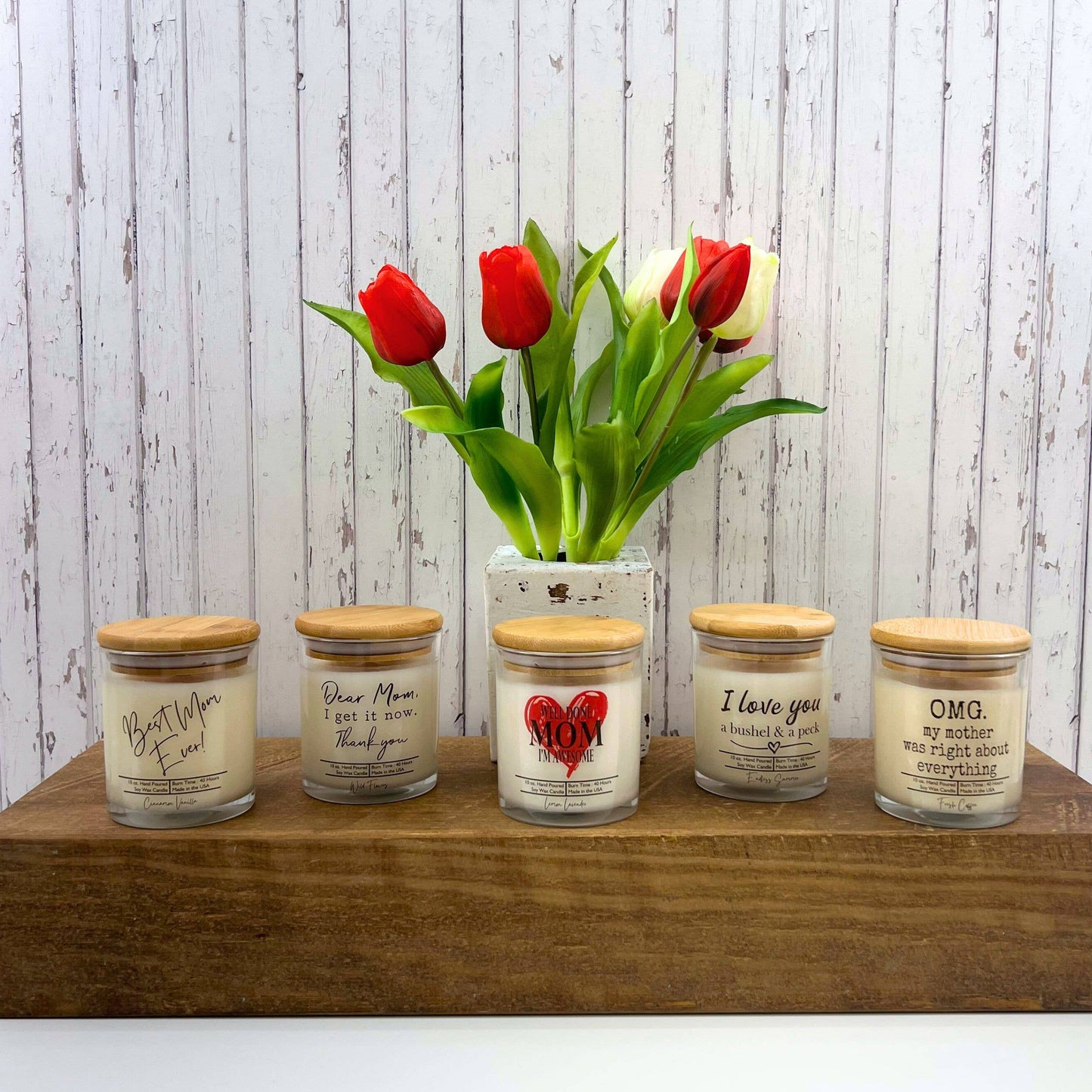 Best Mom Ever! - Mothers Day Candle - Soy Wax Candles