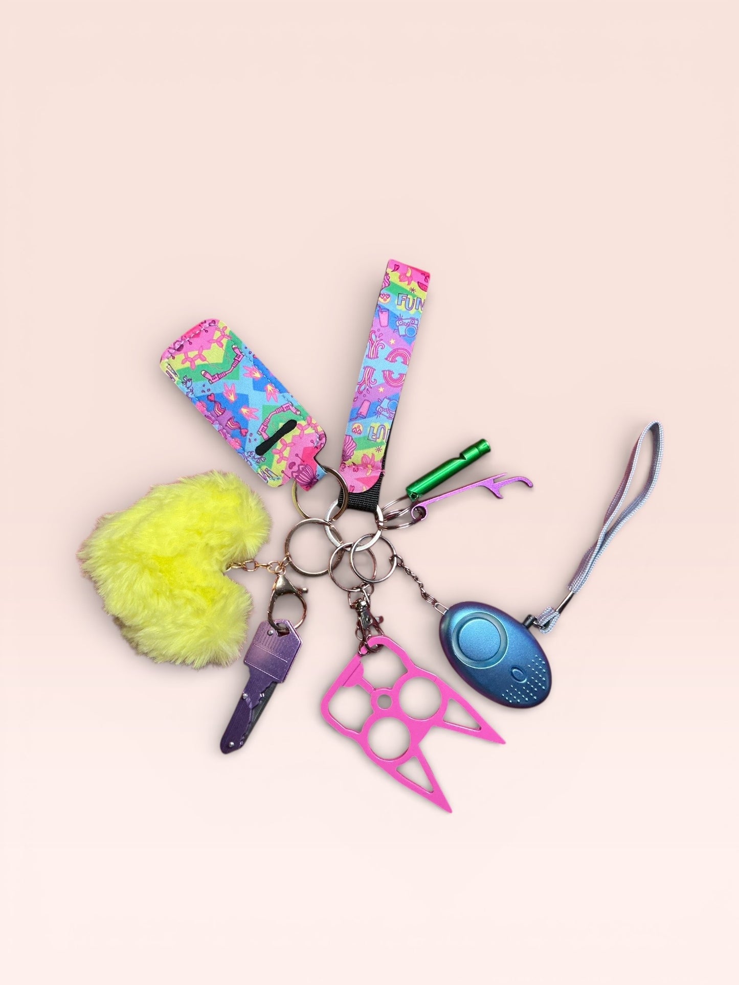 The Bestie Self Defense Keychain Sets Patterns