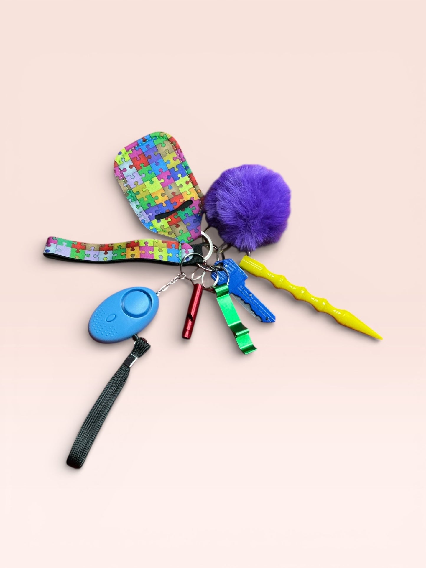 The Bestie Self Defense Keychain Sets Patterns