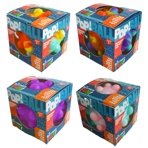So Much Fun! Fidget Pop Ball Assortment- 12/Pack