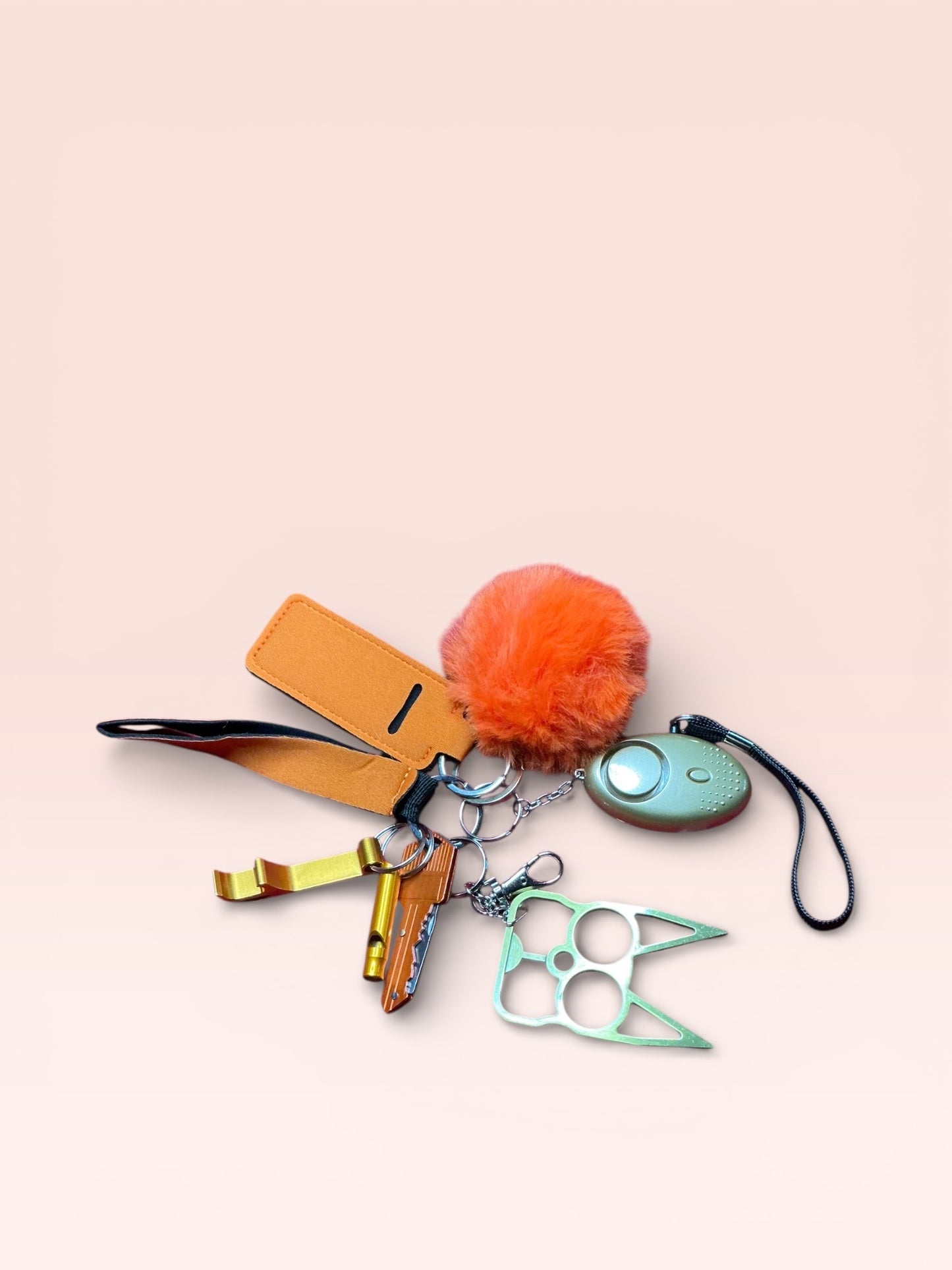 The Bestie Self Defense Keychain Sets Solid Colors