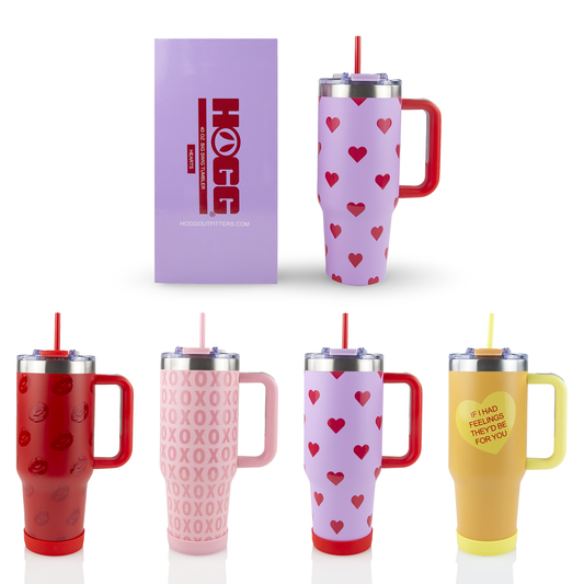 40oz POWDER COATED BIG SWIG TUMBLER - VALENTINE'S COLLECTION