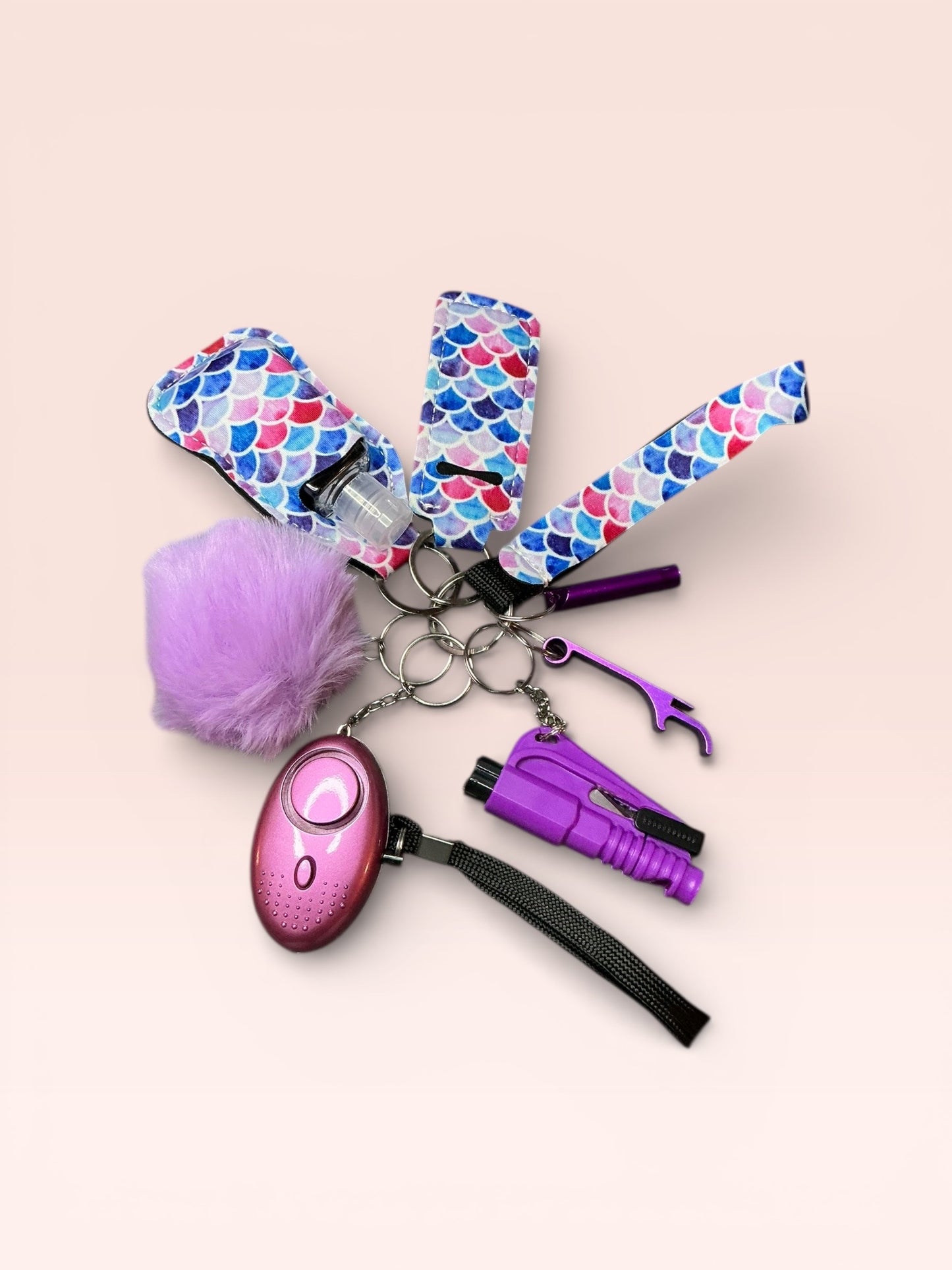 The Bestie Self Defense Keychain Sets Patterns