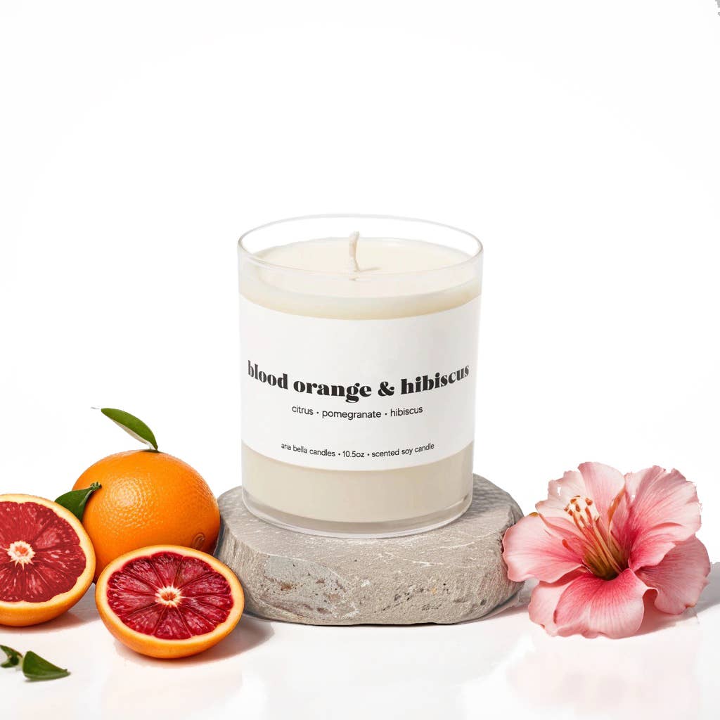 Blood Orange & Hibiscus Soy Candle