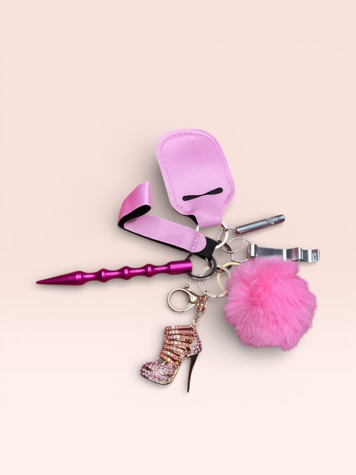 The Bestie Self Defense Keychain Sets Solid Colors