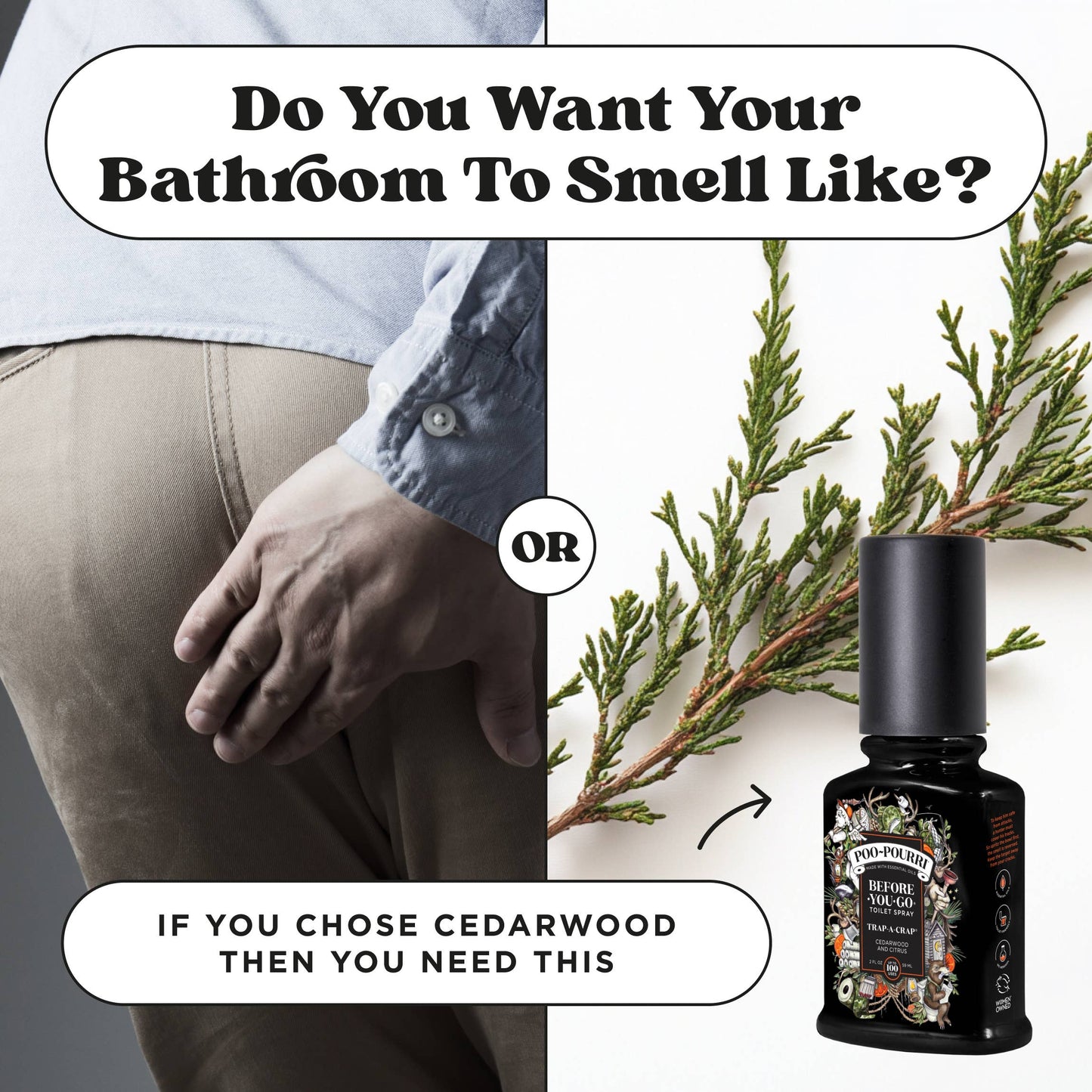 Poo~Pourri Master Crapsman Gift Set 2 pack 2 oz
