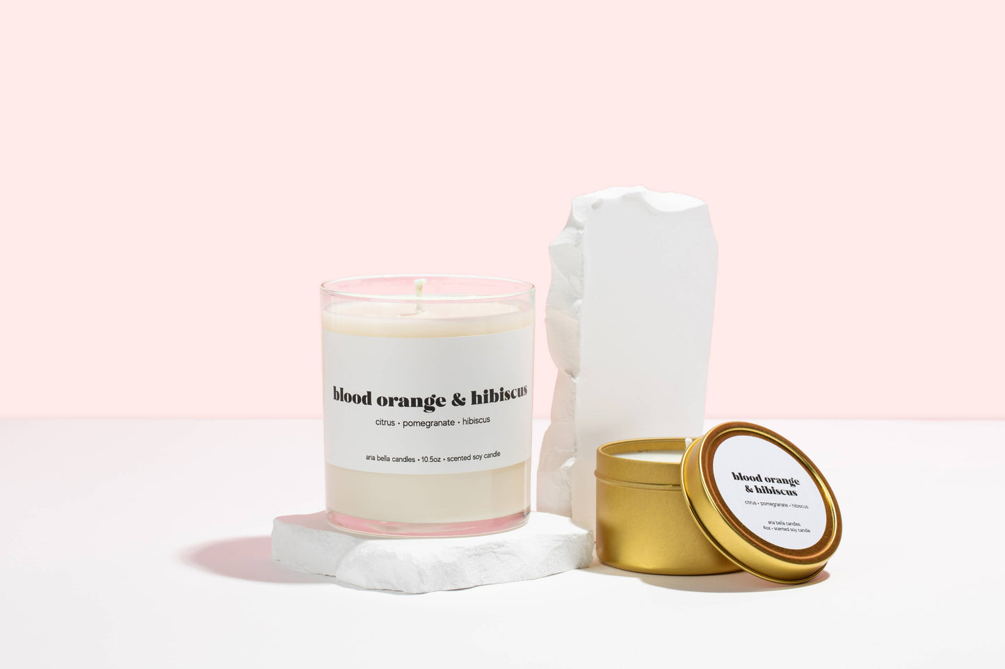 Blood Orange & Hibiscus Soy Candle