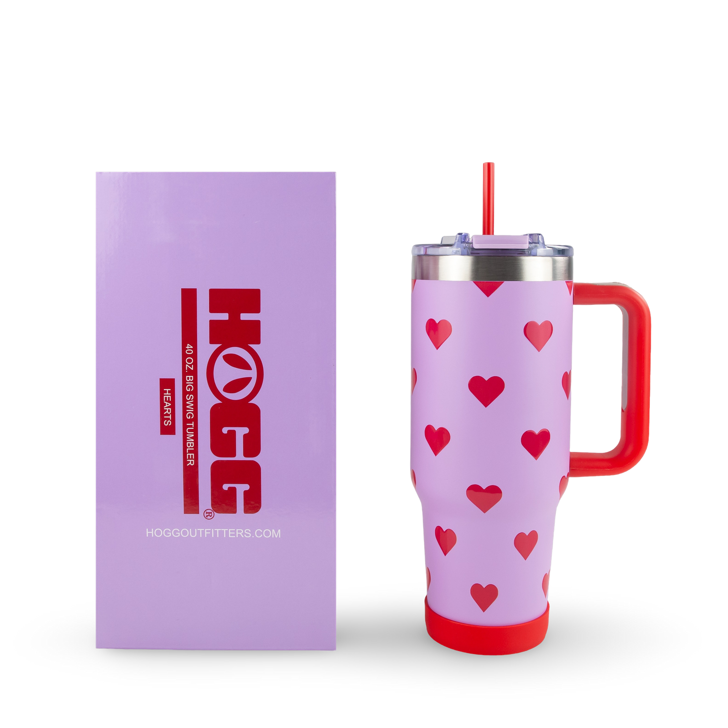 40oz POWDER COATED BIG SWIG TUMBLER - VALENTINE'S COLLECTION