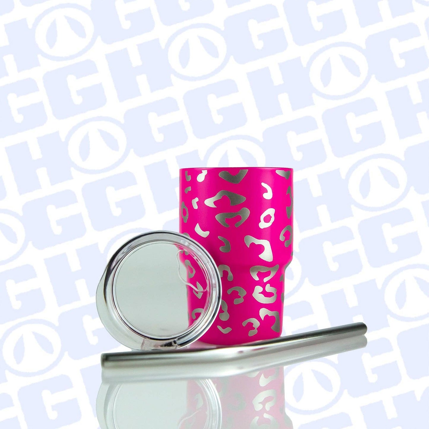 3oz TUMBLER SHOT GLASS 6 PACK - PINK