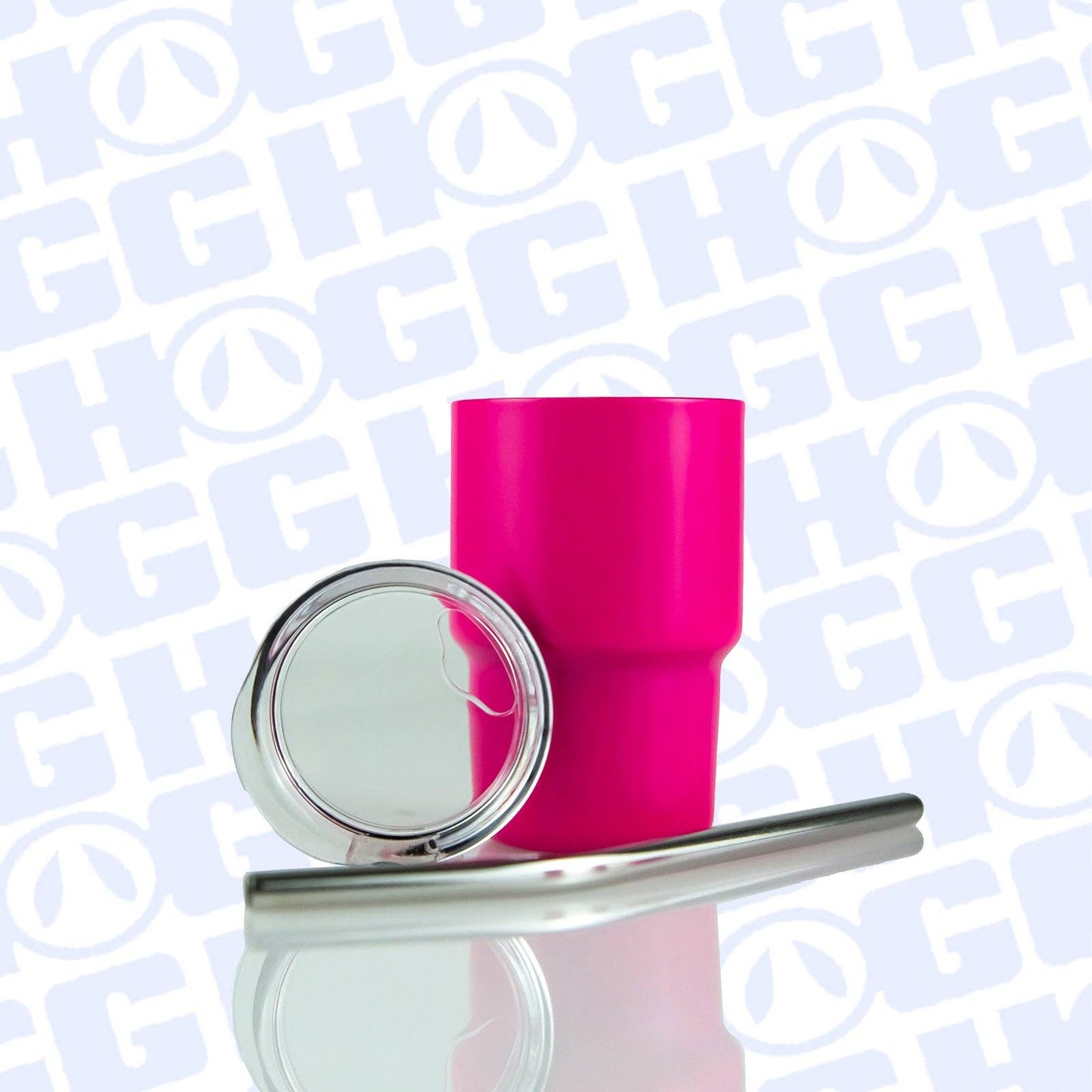 3oz TUMBLER SHOT GLASS 6 PACK - PINK