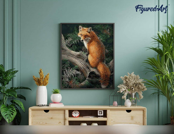 Paint by numbers - Fox in the Woods