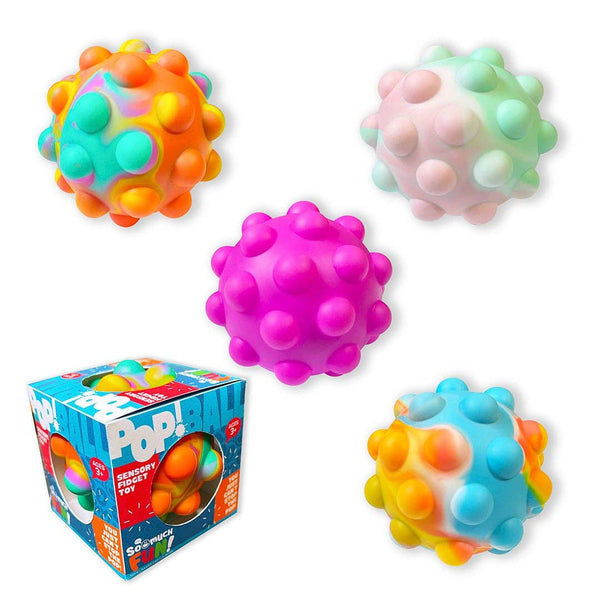 So Much Fun! Fidget Pop Ball Assortment- 12/Pack
