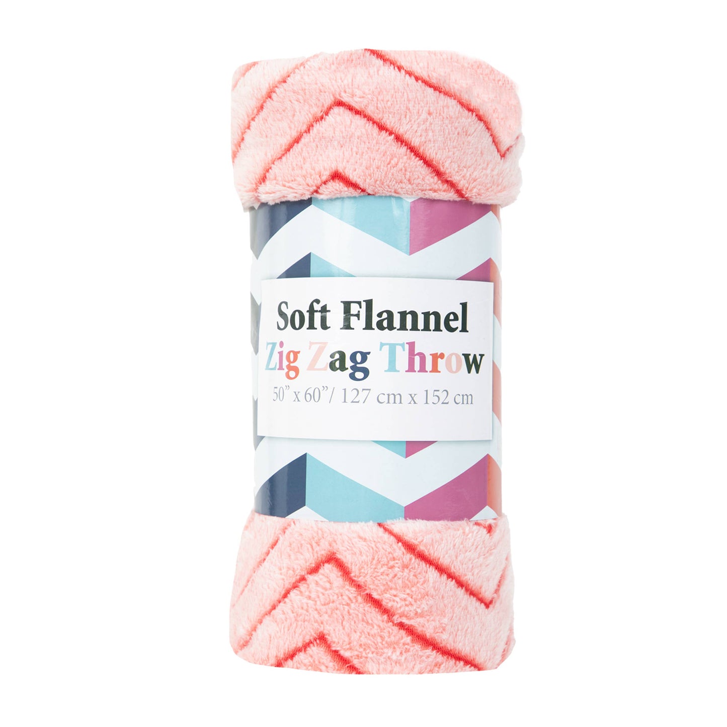 Fleece Throw Blankets, Chevron Pattern