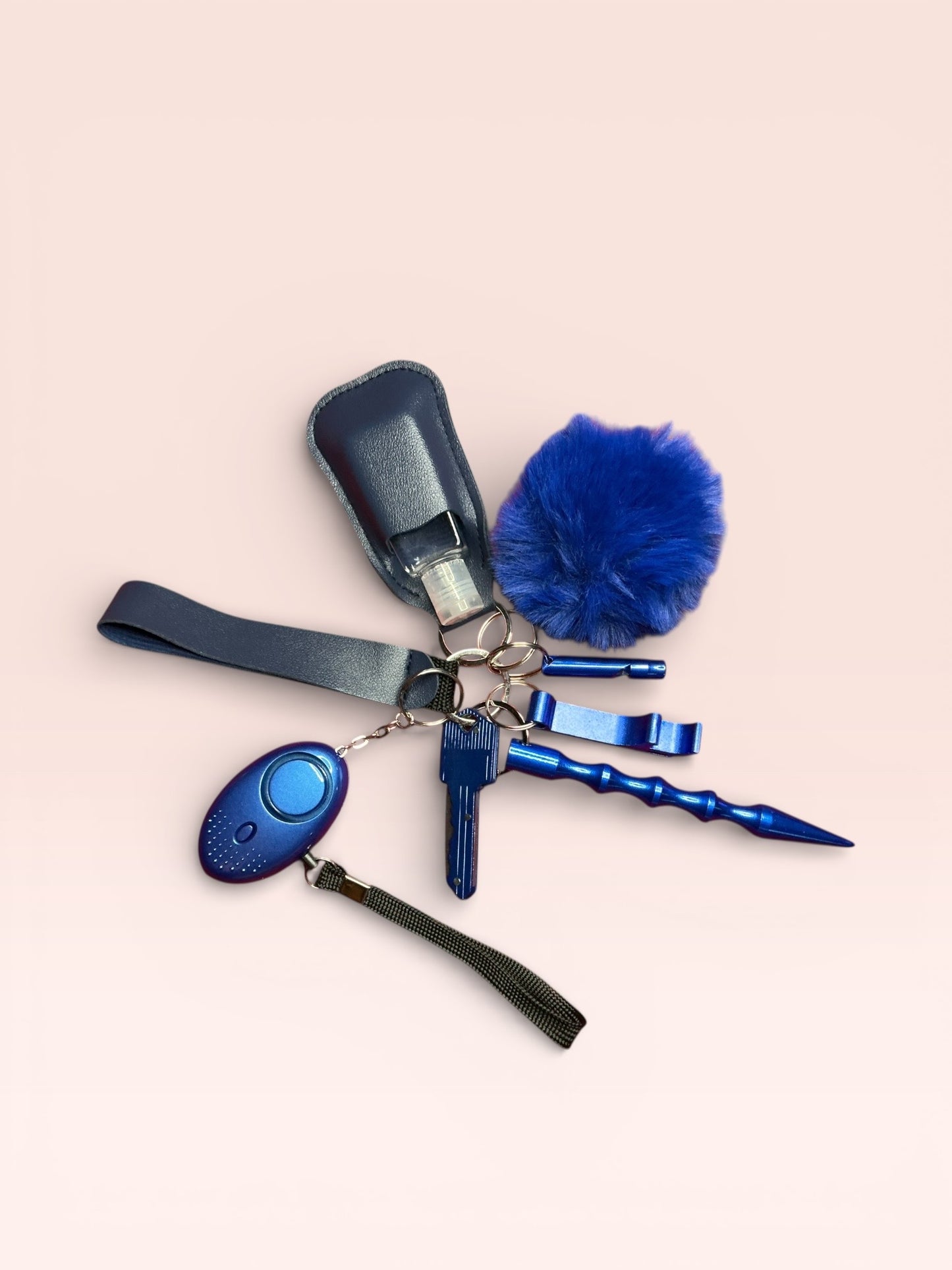 The Bestie Self Defense Keychain Sets Solid Colors