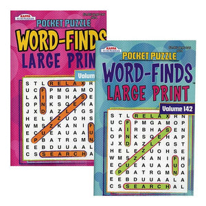 KAPPA Pocket Puzzle Word Finds Large Print - Digest Size