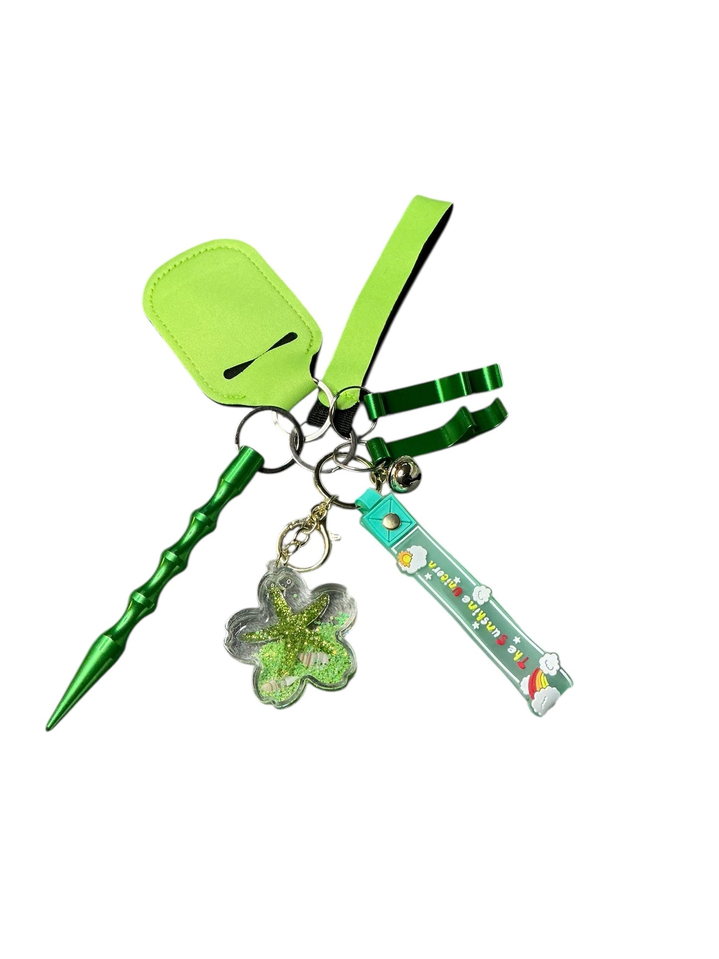 The Bestie Self Defense Keychain Sets Solid Colors