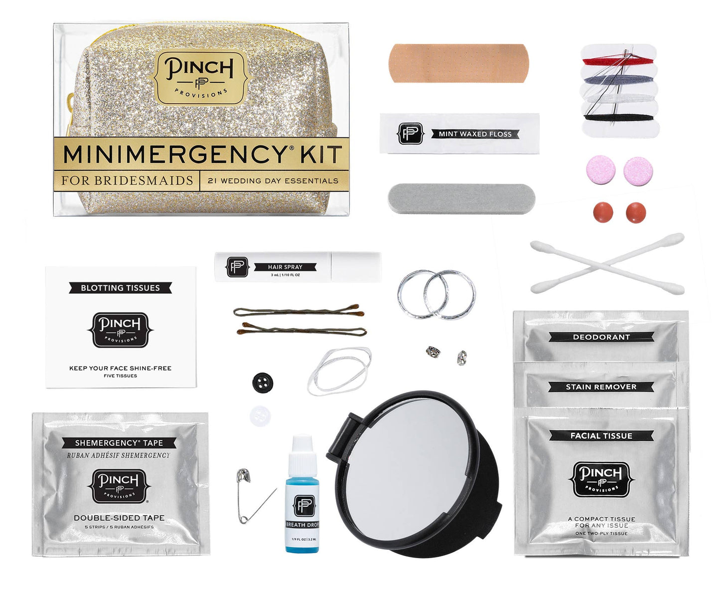 Minimergency Kit for Bridesmaids
