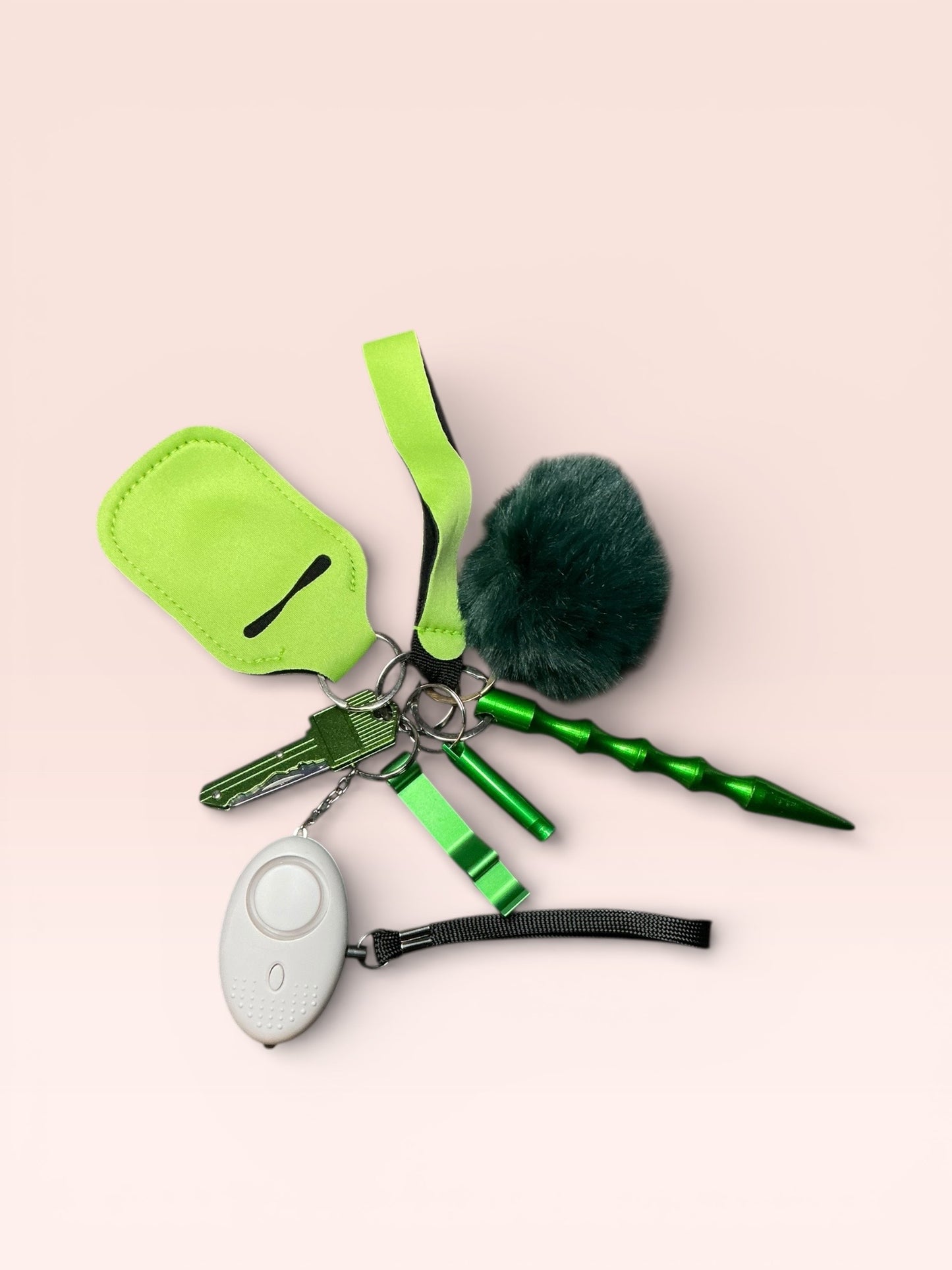 The Bestie Self Defense Keychain Sets Solid Colors