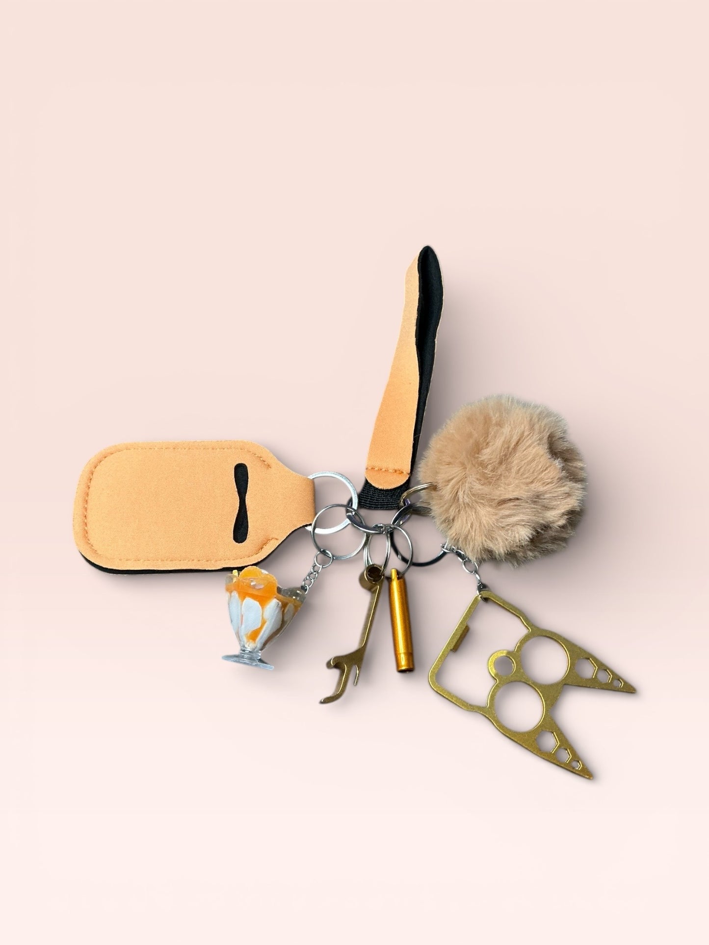 The Bestie Self Defense Keychain Sets Solid Colors