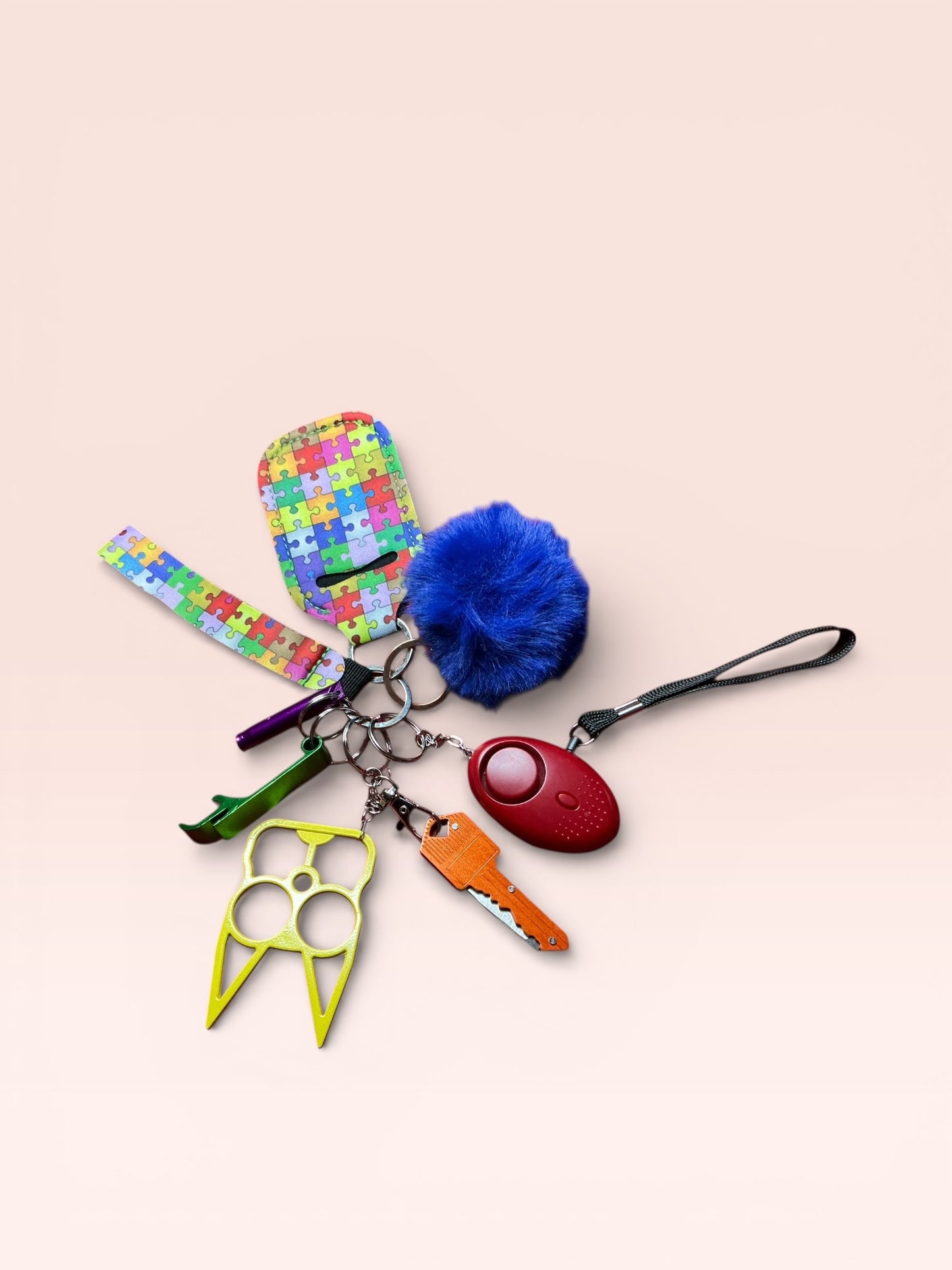 The Bestie Self Defense Keychain Sets Patterns