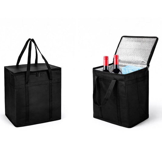 Insulated Cooler Tote Bag for Groceries Wine Travel