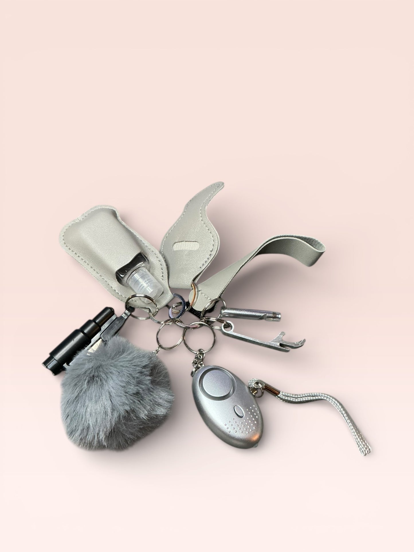 The Bestie Self Defense Keychain Sets Solid Colors