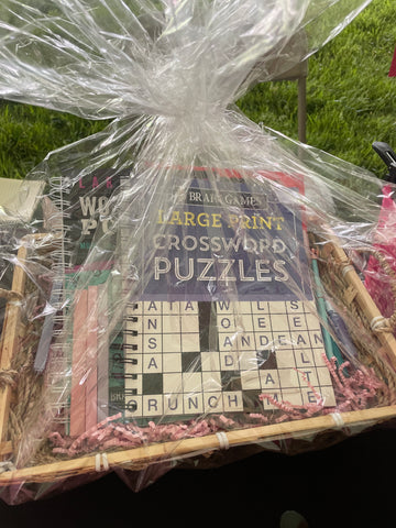 Puzzle book Gift basket