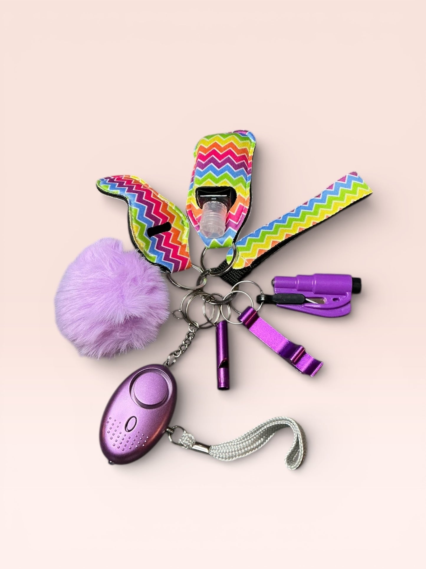 The Bestie Self Defense Keychain Sets Patterns