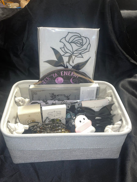 Goth Theme Gift Basket