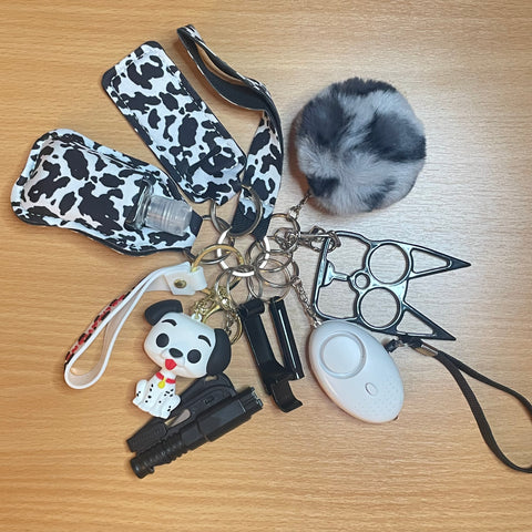 Dalmatian Self Defense Keychain