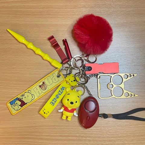 Pooh Self Defense Keychain