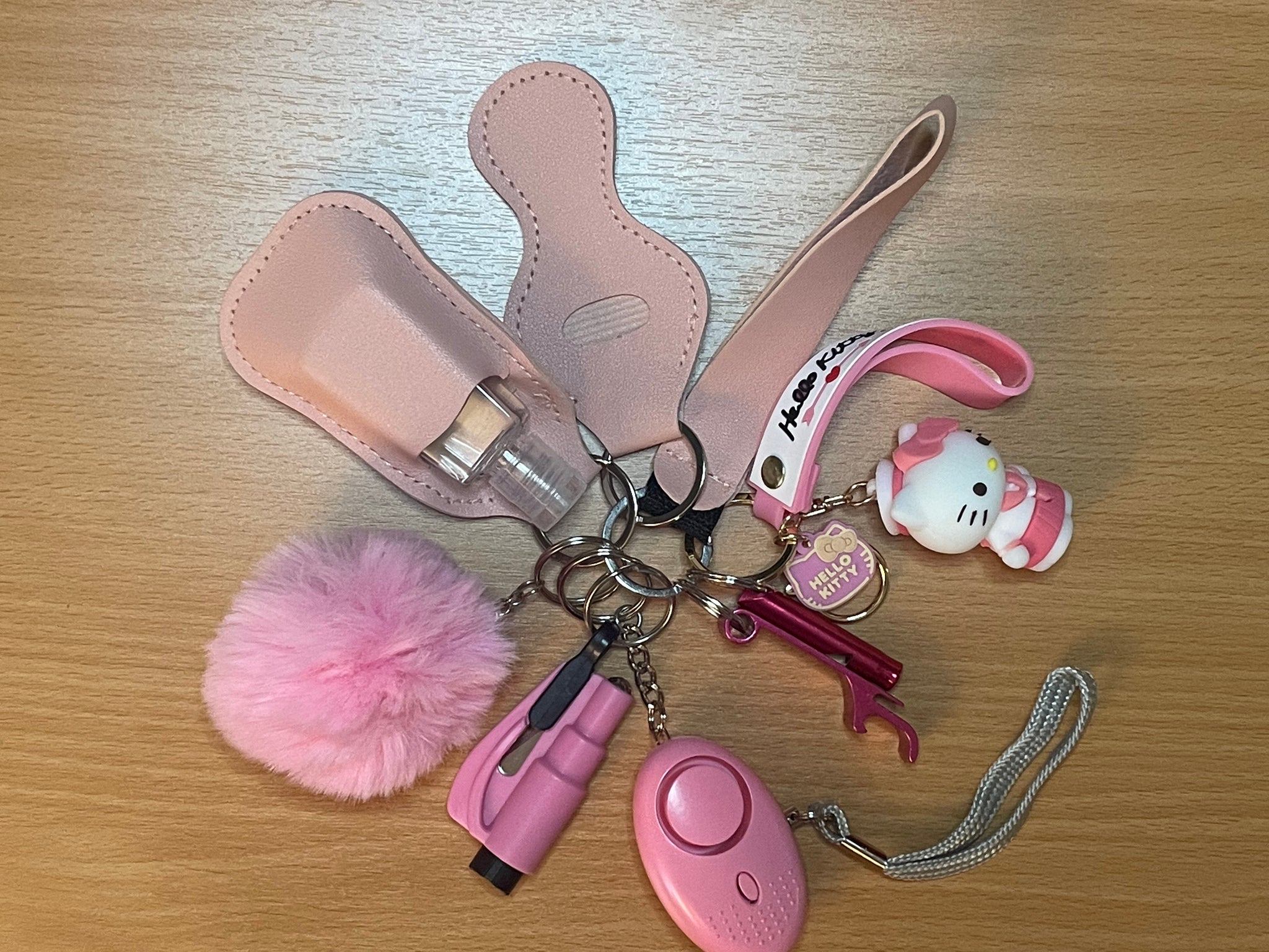 Pink Hello Kitty Self Defense Keychain