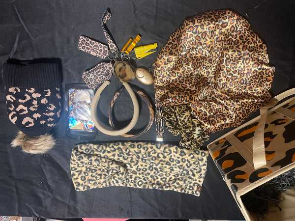 Cheetah Print Gift Basket