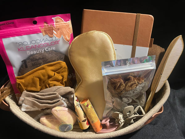 Golden Theme Gift Basket