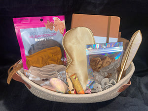 Golden Theme Gift Basket