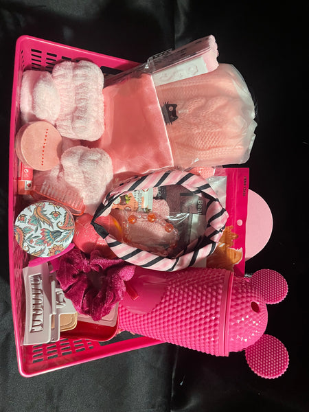 Pink Theme Gift Basket