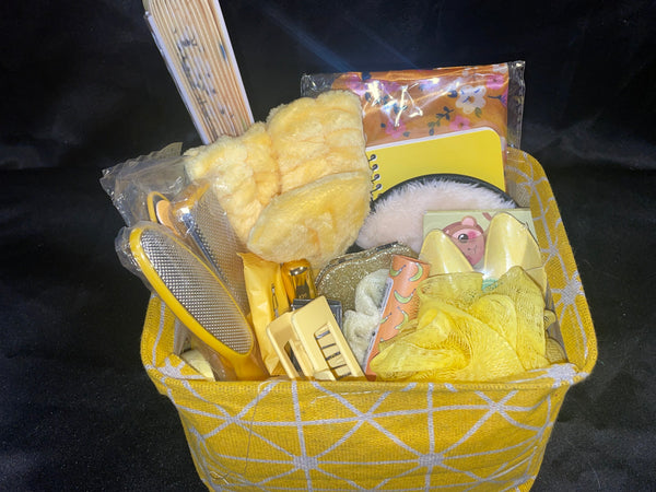 Yellow Gift Basket Small