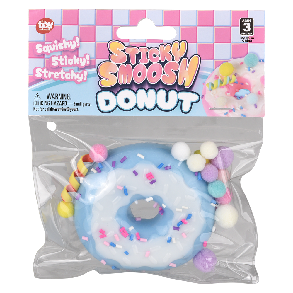 (T) 3.25" PICK N PULL FIDGET DONUT 16CT