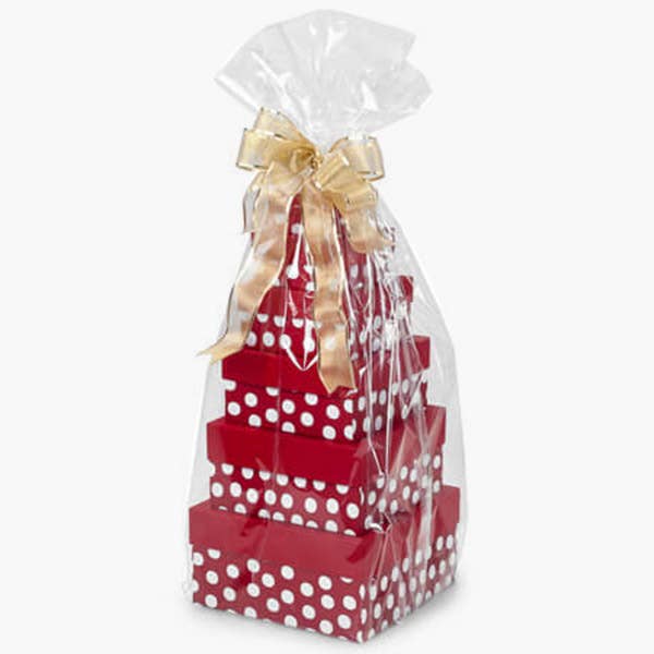 Clear Cellophane Basket Wrap Bags