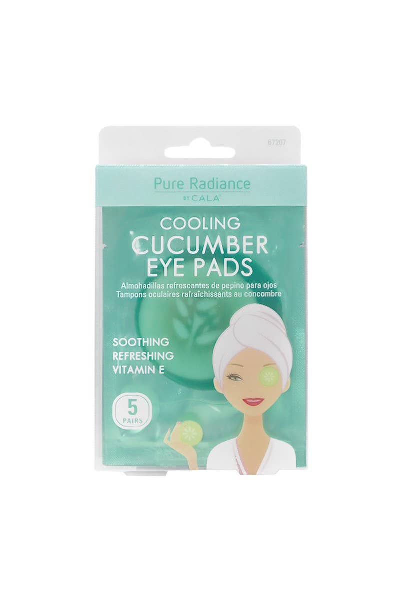 CALA 67207 Cooling 5 Pairs Cucumber Eye Pads Set - 6set