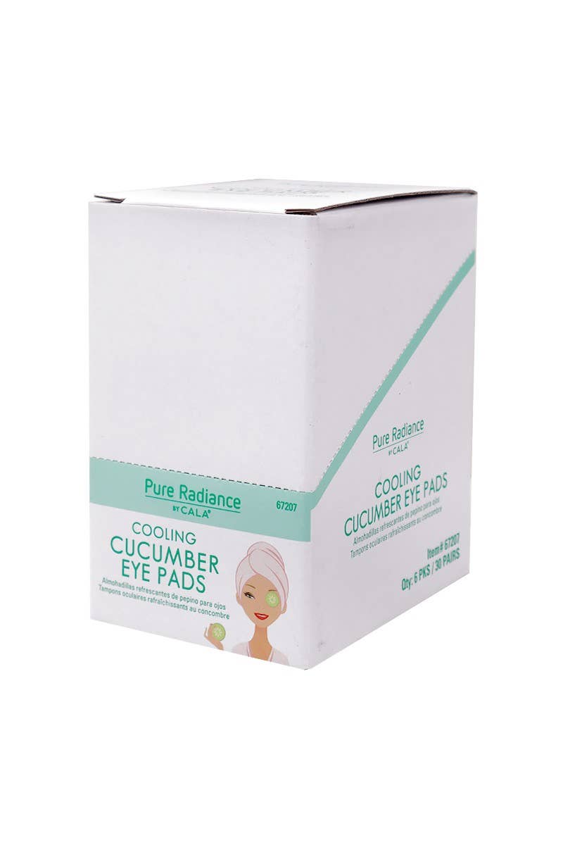 CALA 67207 Cooling 5 Pairs Cucumber Eye Pads Set - 6set