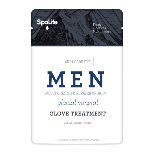 Father's Day Men's Glacial Mineral Moisturizing Hand Gloves