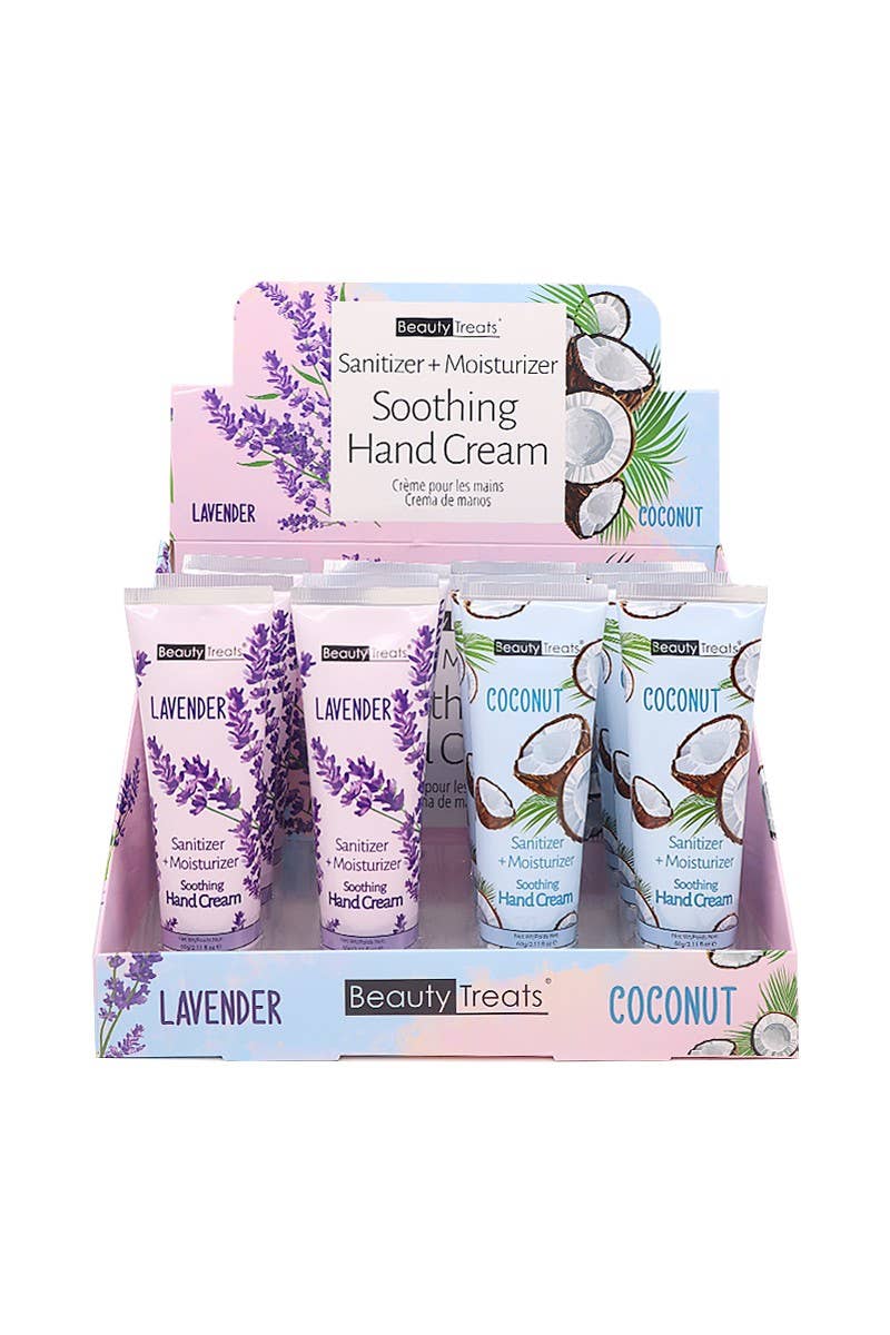 Beauty Treats 118LA Soothing & Sanitizing Hand Cream - 12pc