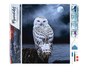 Diamond Painting - White Owl