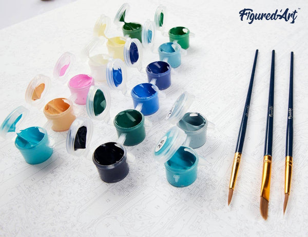 Paint by numbers - Wine Mix