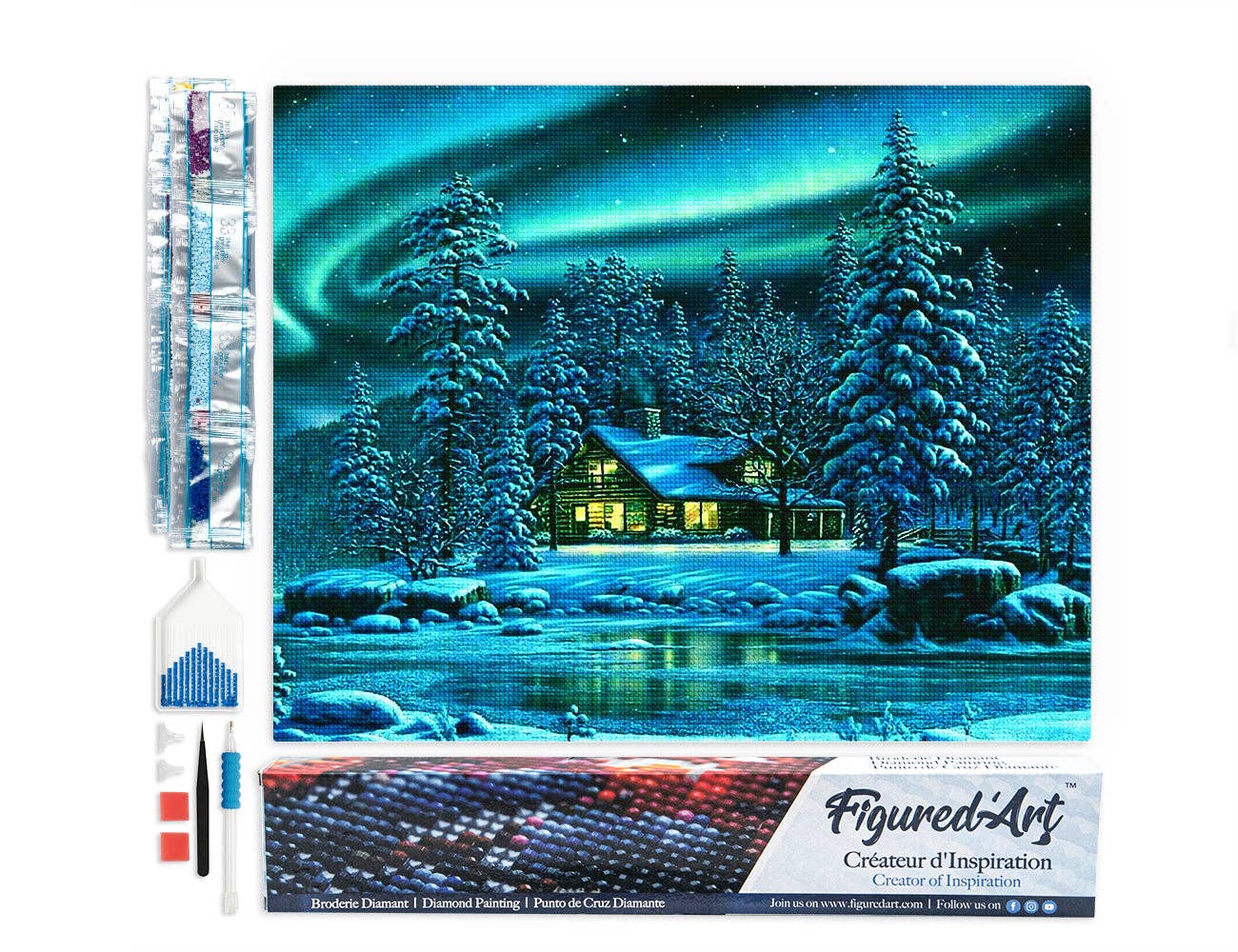 Diamond Painting - Polar Northern Lights