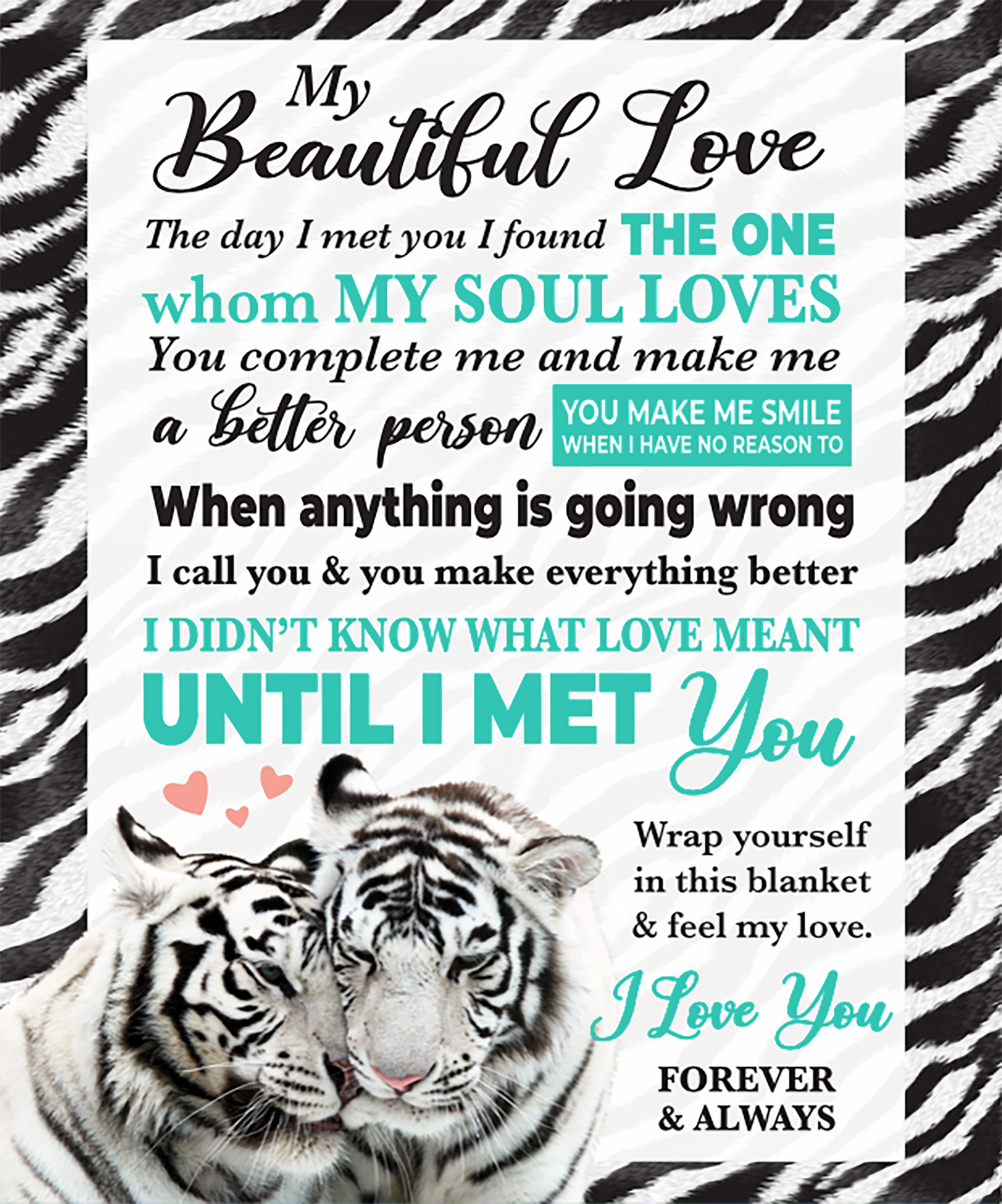 Jumbo Plush Fleece 50 x 60 Blanket Love Assortment- 6/Pack