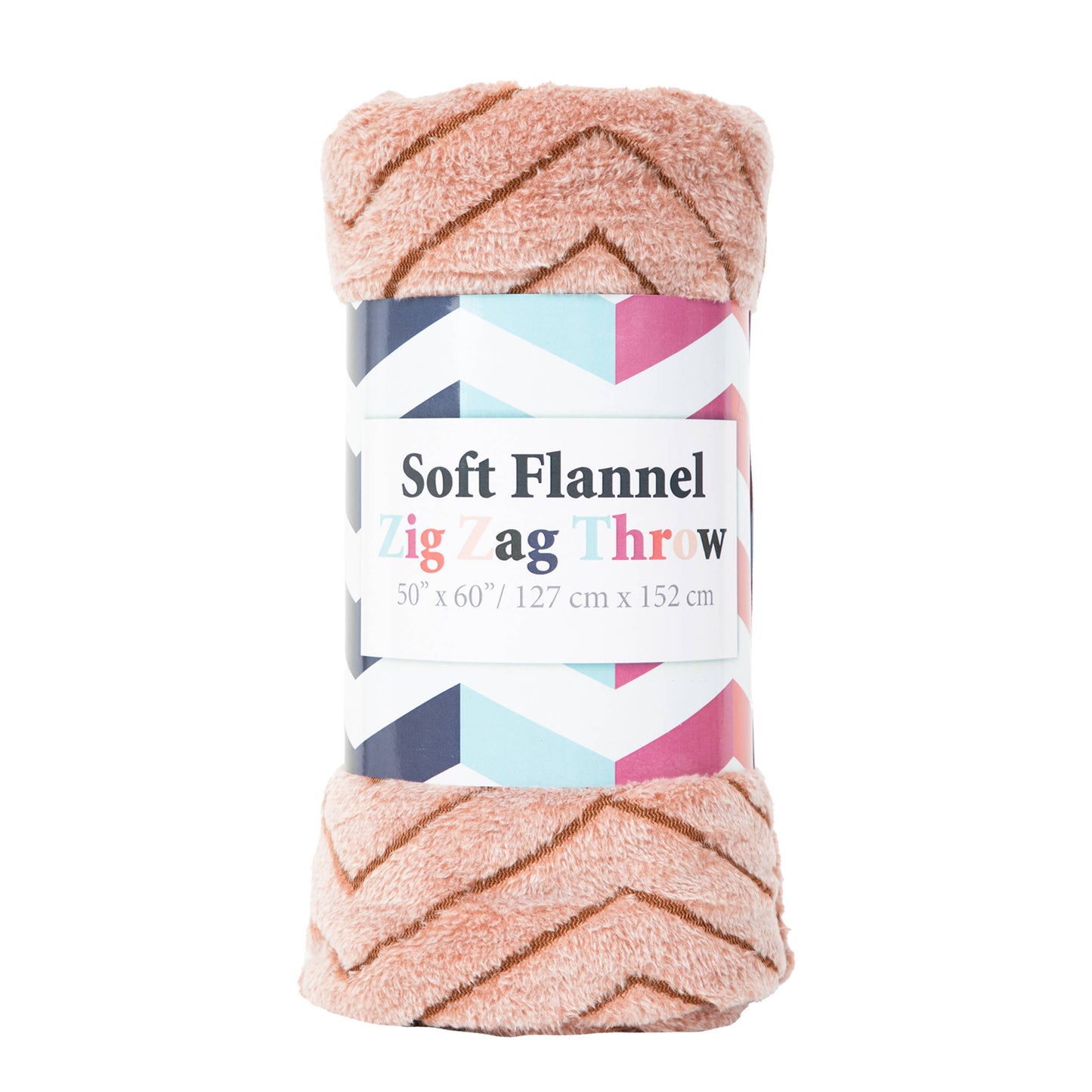 Fleece Throw Blankets, Chevron Pattern